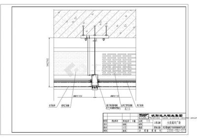 某工程建筑設計雙層幕墻cad詳細節點施工圖