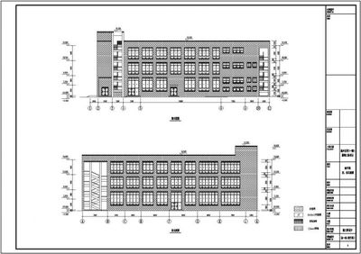 杭州某廠房門窗幕墻工程建筑設計施工圖